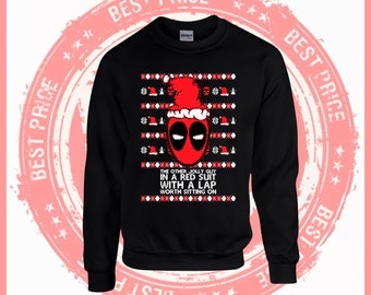 On Sale Today Deadpool sweater- Ugly Christmas sweater-Merry Christmas sweater-ugly sweater party-Merry Christmas ya filthy Animal