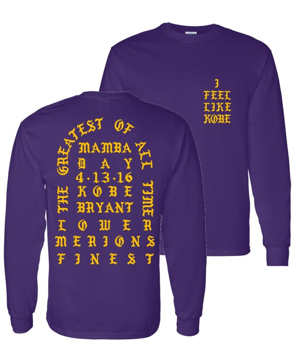 i feel like kobe long sleeve