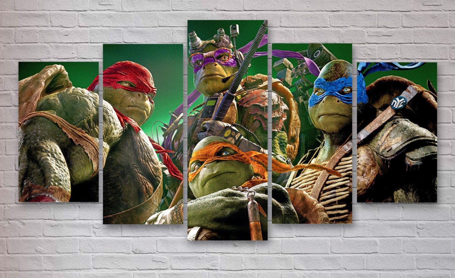 Teenage Mutant Ninja Turtles TMNT Movie 5 Panel / Piece