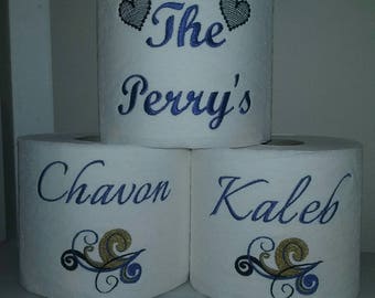 Personalized toilet paper | Etsy