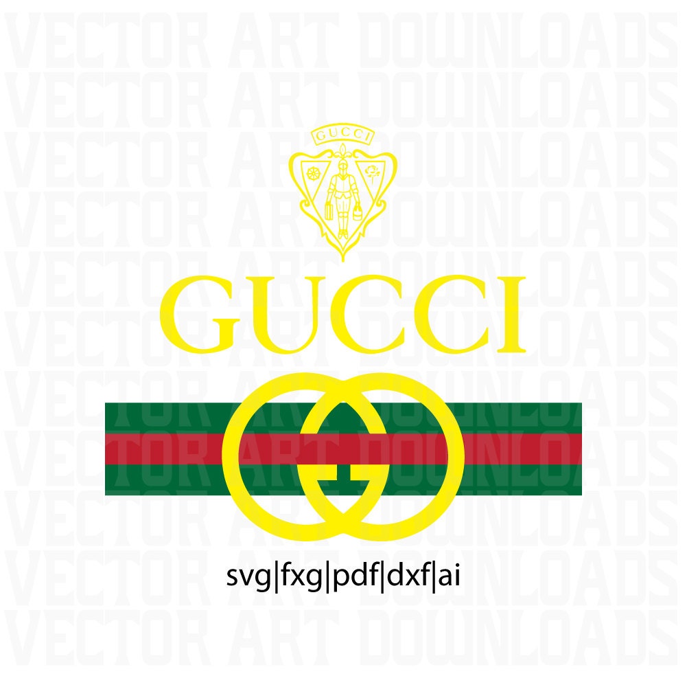 Download Gucci Original Vintage Inspired Logo Vector Art svg dxf fxg