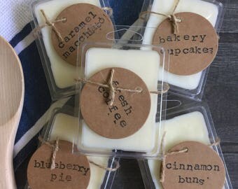 Set of 5- 3 oz. Pure Soy Wax Melts - Variety of Bakery Scents