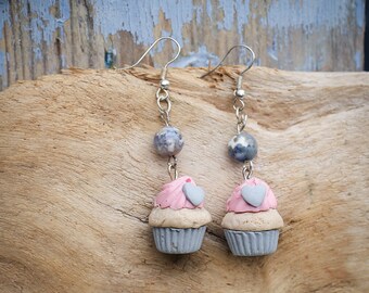 Cupcake earrings