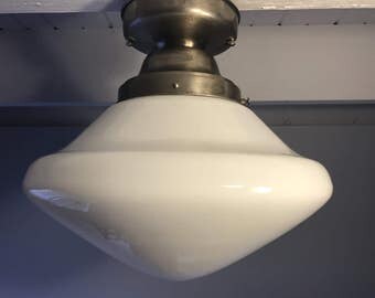 Vintage Schoolhouse Ceiling Light Fixture