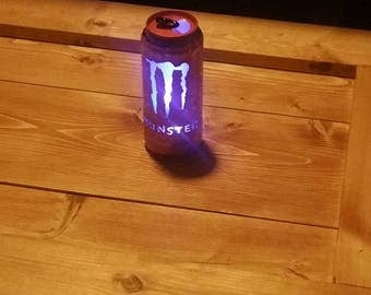 monster energy drink can light, birthday, fathers day