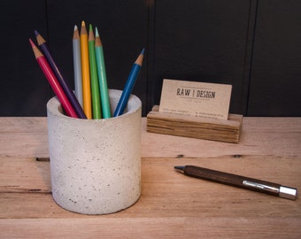 Concrete Pen Holder