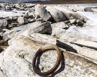 Chocolate Jade Bangle