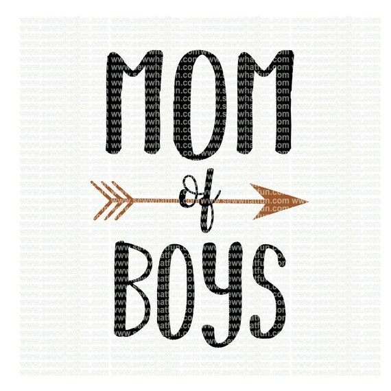 Download Mom of boys SVG cutting file vinyl file svg svg file