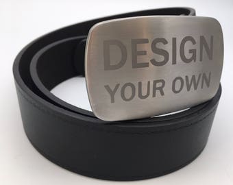Custom belt buckle Stainless steel belt buckle replaceable buckle gift for him bespoke belt buckle silver buckle metal belt buckle