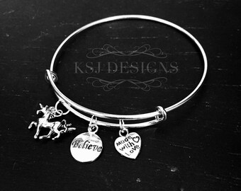 LuLaRoe Inspired Unicorn Charm Bracelet