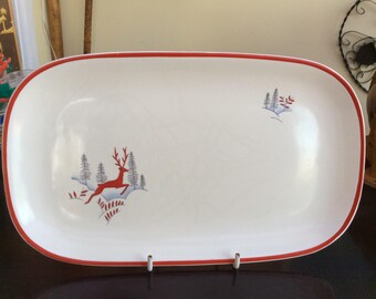 Crown Devon Fieldings long sandwich plate