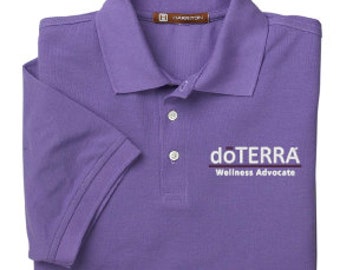 Doterra Licensed Embroidered Wellness Advocate Polo