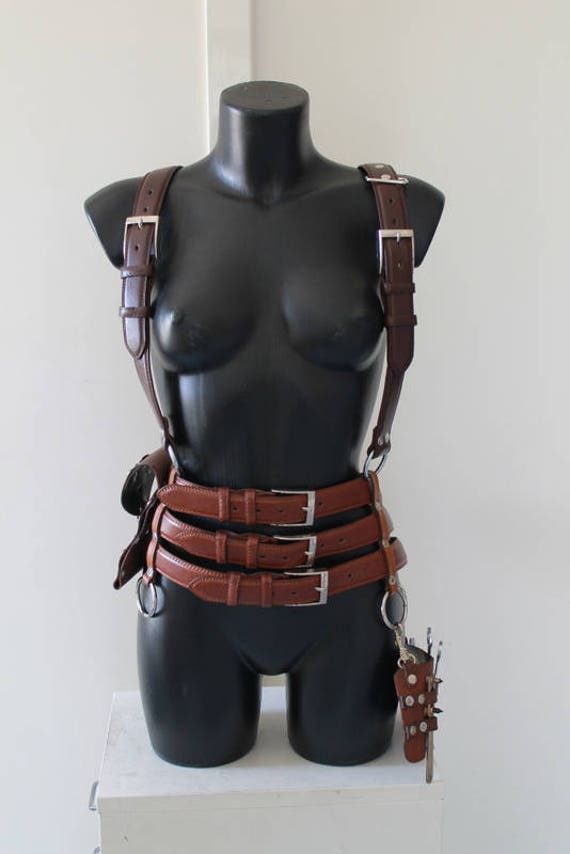 Steampunk Big belt with braces by ProgettoSteam steampunk buy now online
