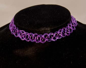 Tattoo Choker Purple