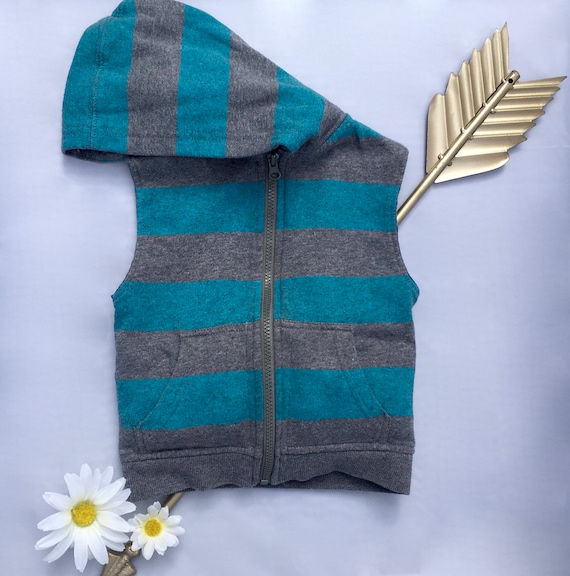 Items similar to Striped Weighted Vest Size 2T on Etsy