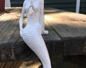 Siren Collection: Coral Pendant (White)