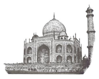 Taj Mahal giclée print