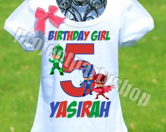 PJ Mask Birthday Shirt