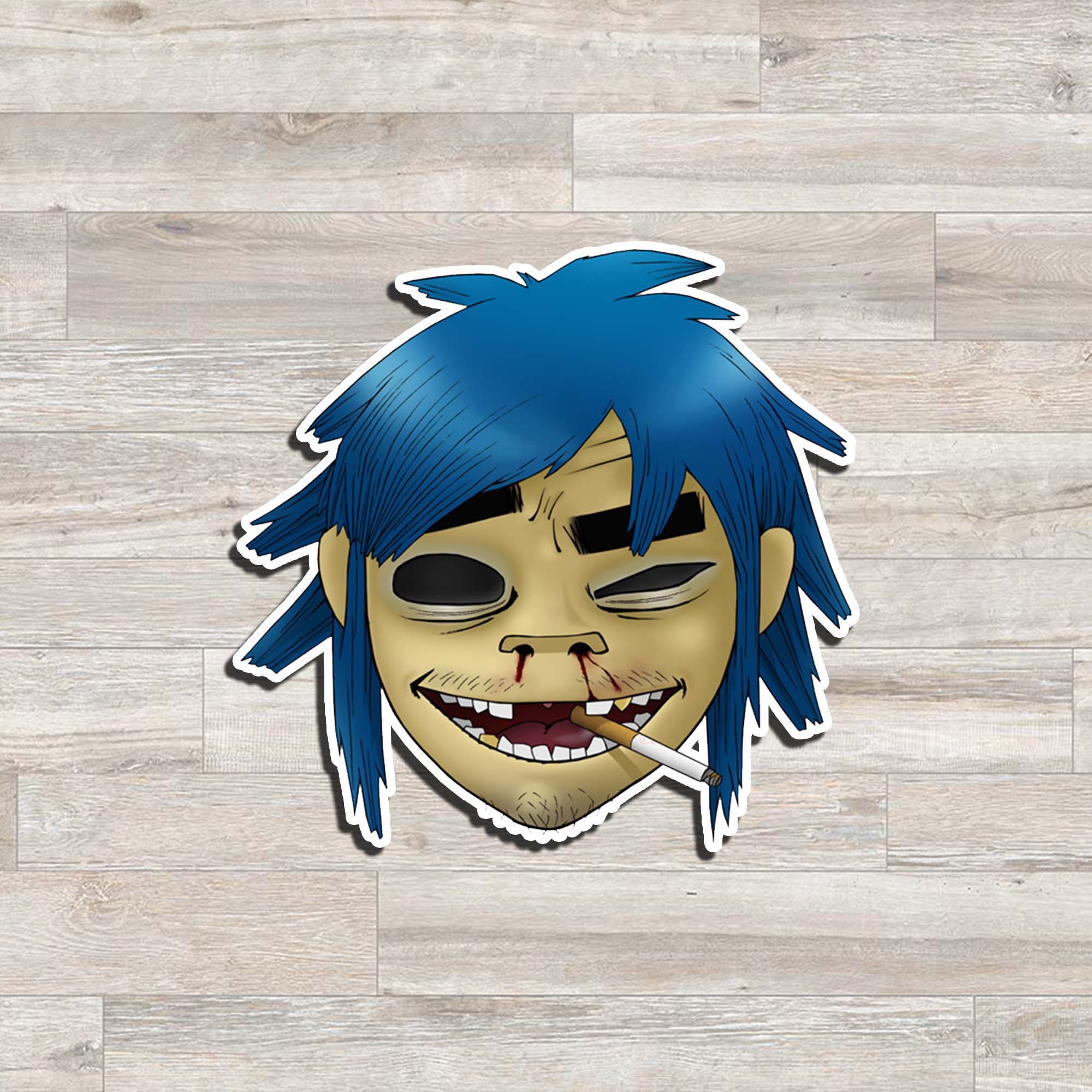 Gorillaz Sticker Gorillaz Decal Car Decal 2D Car Sticker