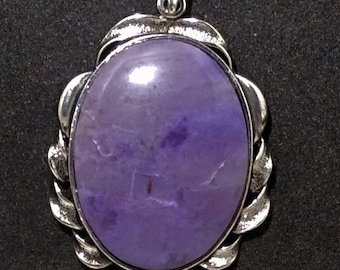 A Lovely Purple Burro Creek Jasper Pendant