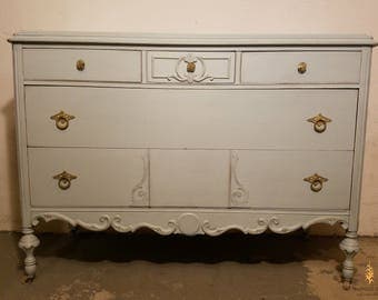 Vintage Refinished Dresser