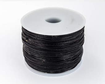 Black 2mm Cotton Cord #CDT039