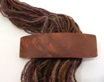 Large Hair Barrette, Redwood, lifetime guarantee, NO GLUE, french hair clip, long thick hair, wooden hair accessory, wood jewelry, natural