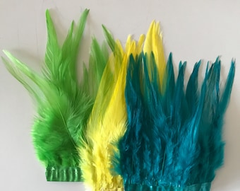 GRAB BAG Miscellaneous Saddle Feathers / 07
