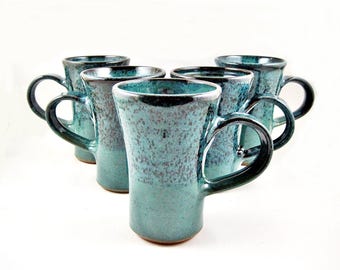 Handmade mug, pottery coffee mug, ceramic mug, large mug - 16 oz - In stock