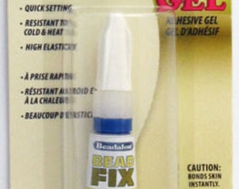 Beadalon BeadFix Gel Adhesive Jewelry Glue .10 oz. Tube