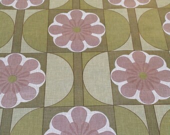 10 meters 1970s WALLPAPER / entire roll ! / original 70s papier peint / floral design wall paper new Old Stock seventies