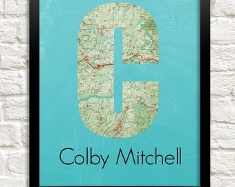 baby boy nursery wall art, nursery decor boy travel adventure nursery, custom name print personalized boy nursery print, map letter art