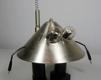ALPHA Found Object Robot Sculpture Assemblage