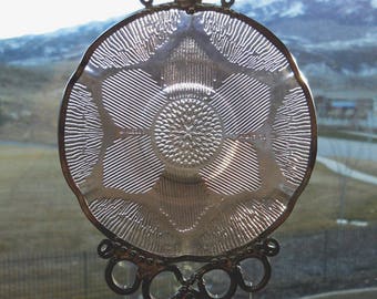 Fortecrisa Flower- Vintage saucer upcycled into a Windchime