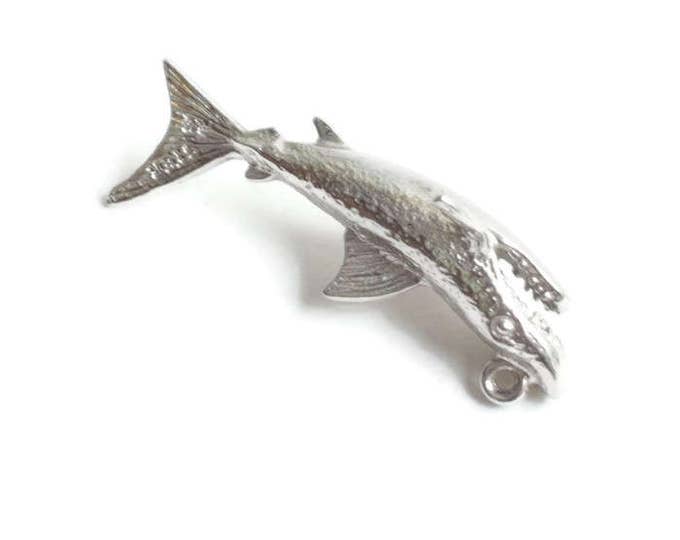 Sterling Silver Shark Charm Souvenir Nassau Bahamas Vintage