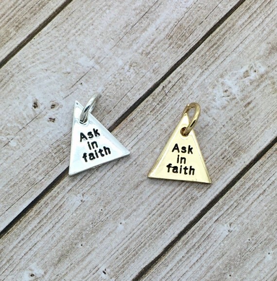 2017 mutual theme Ask in Faith charm James 15 pendant