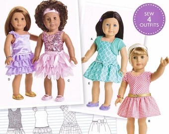 American Girl Doll Clothes Pattern, AG Doll Clothes Pattern, 18 inch Doll Clothes Pattern, Simplicity Sewing Pattern 8360
