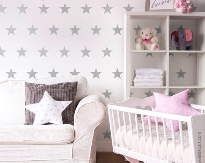 Stars Wall Decal, Stars Wall Stickers, Stars Wall Decor, Baby Room Decor, Stars Nursery Wall Decal, Stars Stickers