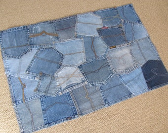 Upcycled denim for your home by TJPhillips991 on Etsy