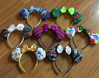 Custom Ears - Inspired Mickey/Minnie Disney ears in any style