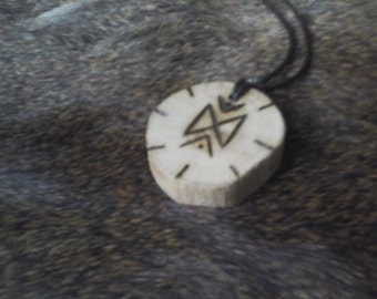 Viking Oak Dagaz Rune Pendant
