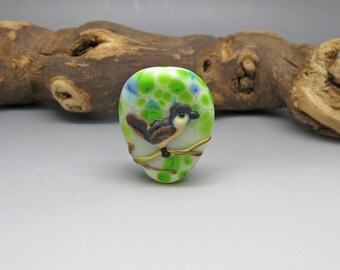 Tweet! - Lampwork Focal Bead