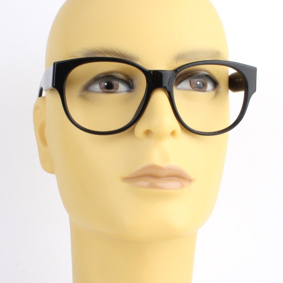 large vintage eyeglasses oversized black glasses frames