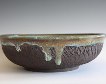 Pottery Bowl, Handmade Ceramic Bowl, wheel thrown bowl, stoneware bowl, ceramic serving bowl