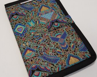 Bi-fold 1/2 Page Pattern Holder in Egyptian metallic