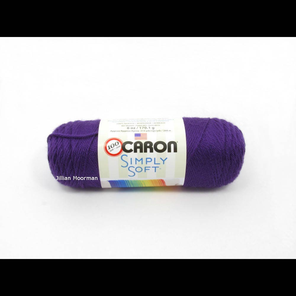 Caron Simply Soft Yarn Purple 6oz