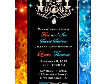 Fire And Ice Themed Party Invites Www Pixshark Com Images Galleries With A Bite Cfire Invitation Template Free