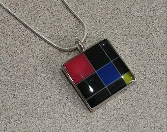 Montessori necklace, Trinomial cube necklace, Montessori jewelry, Trinomial jewelry
