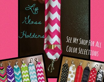 Colors 1-26 Individual or *GRAB BAG DEAL* LipSense/Lip Gloss Keychain Holders