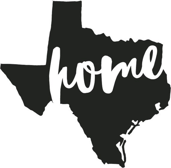 Texas Home SVG File Cricut Silhouette